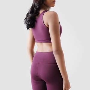 Top Quality Breathable High Support Sports Bra for Women Yoga Front Logo Customizable Options for All Colors Pakistan made - Product Image 2