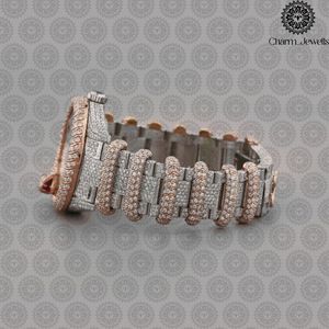 Reloj de Lujo Charm Jewells para Hombre, de Acero Inoxidable, Esfera de 40 mm, Correa de 20 mm, Movimiento Mecánico, Resistente al Agua 10 Bar, Fecha Automática - Product Image 3