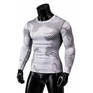 เสื้อแขนยาวรัดรูปสำหรับออกกำลังกายและฝึกซ้อมในยิม - Product Image 5