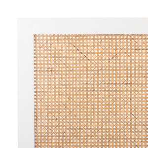 Cabecera de Madera Maciza DreamCraft, Tamaño Queen/King/Full, Estructura de Cama de Ratán con Diseño Elegante para Dormitorio, Origen Vietnam - Product Image 5