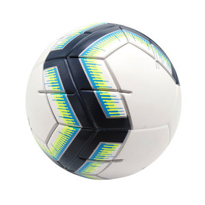 Ballon de football d'entraînement en cuir PU cousu à la machine, taille officielle 5, haute qualité, vente en gros, prêt à être expédié - Product Image 2