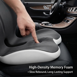 Cuscino Ergonomico 2-in-1 in Memory Foam per Sedile Auto e Supporto Lombare per Alleviare il Dolore alla Schiena, Cuscino Lavabile per il Coccige OEM ODM - Product Image 3
