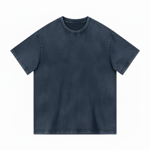 T-shirt en coton délavé pour homme, 230 GSM, coupe classique, col rond, manches courtes, respirant, confortable, usage quotidien, toutes saisons, service OEM - Product Image 1