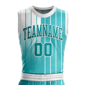 Nuevos Uniformes de Baloncesto Sublimados de Poliéster 100% con Diseño Personalizado, Uniformes de Baloncesto Transpirables de Secado Rápido en Venta - Product Image 4