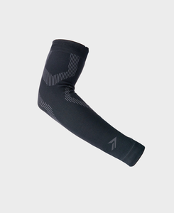 Manchons de bras en tricot noir pour le gaming et l'e-sport, unisexe, ultra-lisses, absorbants la transpiration, respirants, impression personnalisée, faible MOQ, vente en gros OEM - Product Image 1