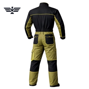 Combinaison de travail industrielle robuste, combinaison de mécanicien, uniforme de sécurité multi-poches, nylon durable, haute visibilité, imperméable, unisexe - Product Image 2