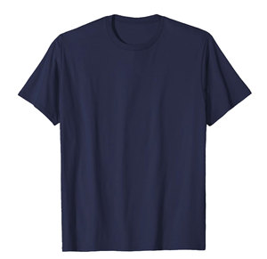 Camiseta de Alta Calidad para Hombre, Color Azul Marino, Cuello Redondo, Manga Corta, Lona Sólida, Transpirable, Ecológica, Antiarrugas, de Secado Rápido, Corte Regular - Product Image 1