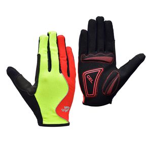 Guantes de Ciclismo Negros de Dedo Completo, Transpirables, Antideslizantes, con Gel en la Palma, para Ciclismo y Deportes al Aire Libre - Product Image 3