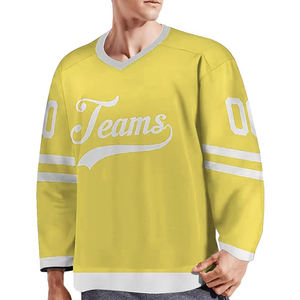 Jersey Profesional de Hockey sobre Hielo, Diseño Personalizado para Equipos, Alta Visibilidad, para Usar en el Día del Partido, Tela Resistente, Jersey Personalizado - Product Image 2