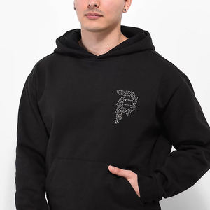 Sudadera con pedrería a la moda, diseño brillante y llamativo, tela transpirable, estilo relajado, perfecta para moda casual y urbana. - Product Image 5