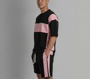 Ensemble T-shirt et Short pour Homme en Coton 100% de Haute Qualité, Style Casual d'été, Respirant, Confortable, Style Hip Hop - Product Image 5