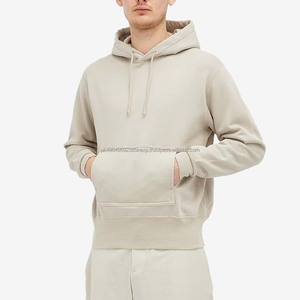 Sweat à capuche personnalisé pour hommes Puff Printing logo Streetwear pull boxy fit vintage sweat à capuche court pour hommes - Product Image 3