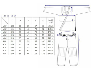 Kimono de Jiu Jitsu Brasileño XLAN, Traje de Entrenamiento y Competición Unisex, Mezcla de Poliéster/Algodón, Duradero, de Secado Rápido y Transpirable - Product Image 2