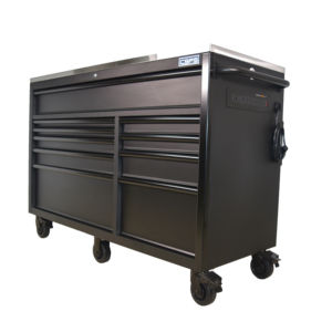 Gabinete de Herramientas CSPS de 52 Pulgadas con 10 Cajones, Cerradura con Llave, Ruedas con Bloqueo, Deslizadores con Rodamientos de Bolas, Acero con Recubrimiento en Polvo, OEM, Carga de 1814 kg - Product Image 3