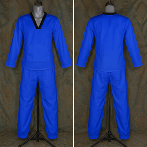 Uniforme de tournoi de Taekwondo traditionnel unisexe, coupe droite, longueur 2,2 m, tissu polyester extensible, doublure en maille, taille haute - Product Image 4