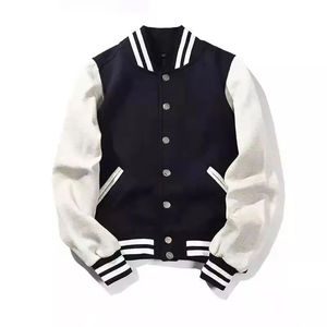 Chaqueta Varsity Letterman para Hombre y Mujer, de Lana y Cuero, Resistente al Viento - Product Image 3