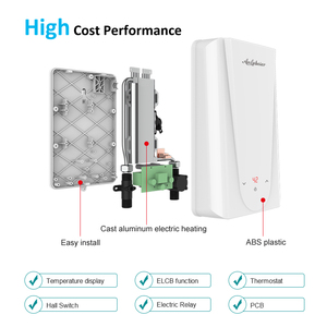 แผงควบคุมน้ำร้อนแบบปรับอุณหภูมิได้เครื่องทำน้ำอุ่นไฟฟ้า220V 3500W-5500W สำหรับใช้ในเชิงพาณิชย์ - Product Image 3