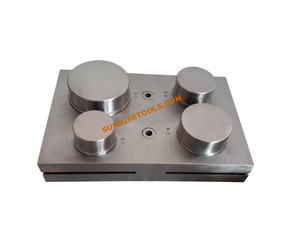 Ensemble de moules de moulage en fer pour bijoux, rectangulaires 23MM 25MM, et ensemble de 4 découpeurs de disques ovales pour la fabrication de bijoux - Product Image 2