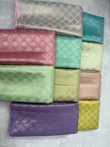 Luxury Banaras Silk Brocade Jacquard Nonwoven <b>Fabric</b> Floral Zari Design for Boys & Girls Ethnic Wear Collection - Product Image 1