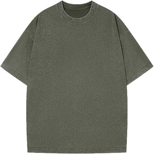 T-shirt long à manches courtes brodé col rond grande taille pour femme 100 % coton biologique toile respirant écologique décontracté - Product Image 1