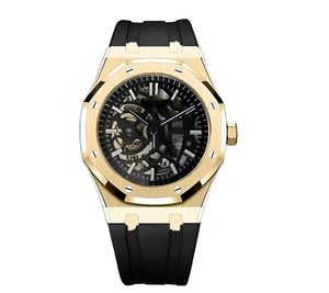 นาฬิกาเฮอร์คิวลิส โลโก้แบบกำหนดเอง กลไก Seiko nh35 หน้าปัดแบบ Skeleton กระจกแซฟไฟร์ กลไก Seiko nh70  หน้าปัดแบบ MOD - Product Image 1