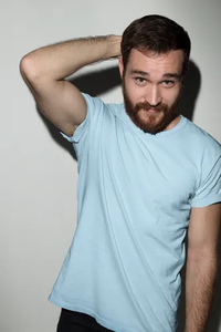 T-shirts Homme Oversize Épais 180 Grammes Épaules Tombantes Coupe Slim Logo Personnalisé Motif Uni - Product Image 4