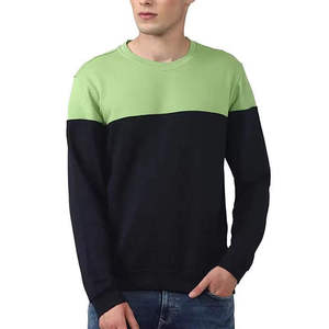 Sweat-shirt décontracté pour homme, uni, tendance, à manches longues, en coton, pour l'hiver - Product Image 1