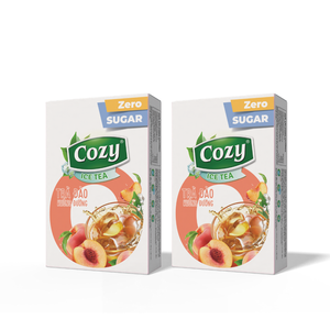 Wholesale Price Peach Tea Powder Sugar free Green Tea Extract Powder Food & Beverages Tea <b>Box</b> Packaging - Product Image 3