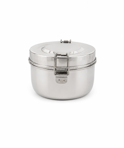 Dheer International Stainless Steel Food Grade 202 Clip Tiffin with <b>Container</b> 0-1L Capacity <b>Small</b> Premium Look Wholesale - Product Image 3