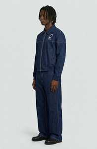 Chaqueta de Mezclilla Larga para Hombre, Invierno 2025, Transpirable, con Diseño Bordado en Algodón, Chaqueta de Mezclilla Sostenible, Unisex - Product Image 2