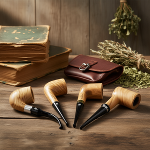 Pipe à fumer en bois faite à la main, style vintage, durable, écologique, portable, vente en gros directe usine - Product Image 3