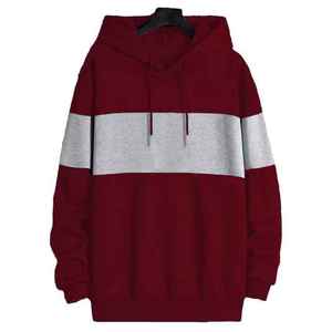 Top Selling 220GMS Heavyweight <b>Polyester</b> Cotton <b>Hoodie</b> Men Oversized Unisex Custom Print Logo Blank Pullover Men's Hoodies - Product Image 1