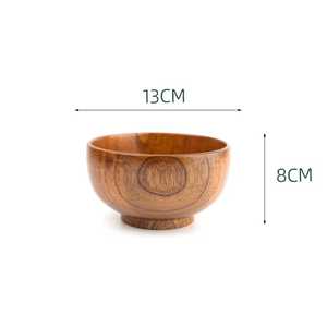 Tazón de madera de acacia de diseño elegante, hecho a mano, de estilo minimalista, para servir comida, regalo, artesanía en madera, tazones decorativos - Product Image 2