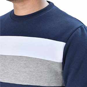 Sweat-shirt de sport pour homme en coton, col rond, confortable, respirant, vêtements de sport pour la course à pied, logo personnalisé 2026 - Product Image 3