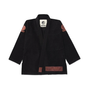 Kimono Negro de Competición Moro para BJJ, Uniforme de Competición, 450GSM, Tejido de Algodón Perla, Duradero y Transpirable - Product Image 1