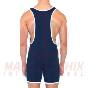 Combinaisons de lutte ajustées pour l'entraînement en salle de sport, prix bas, haute qualité, nouveau design. - Product Image 3