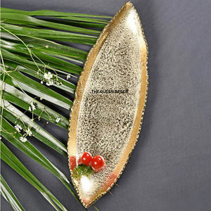 Nouveau Plateau de Service Rectangulaire Vintage en Métal Aluminium avec Finition Émail Blanc Imprimé – Dernière Conception pour la Cuisine - Product Image 5