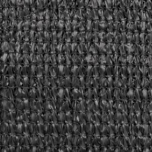 Voile d'ombrage rectangulaire en HDPE anthracite 13,1'x19,7' – Voiles et filets d'ombrage impressionnants - Product Image 3