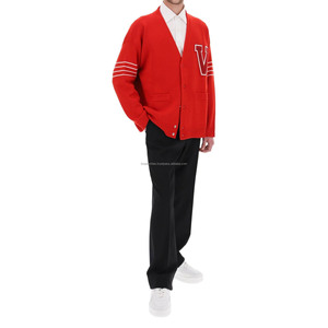 Wholesale Plus Size Winter <b>Cardigan</b> <b>Sweater</b> Korean Version Trend Top Jacket for Men Wool/Acrylic Material - Product Image 3