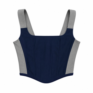 Top Corto Estilo Corsé Personalizado para Mujer, Inspirado en el Deporte de Motor Vintage, Top sin Mangas, Moda Urbana - Product Image 4