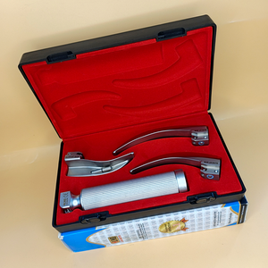 ชุดเครื่องมือตรวจกล่องเสียงแบบไฟเบอร์ออปติก Lapa Laryngoscope Standard Macintosh 3 ใบมีด 1-2-3 สำหรับผู้ใหญ่ พร้อมด้ามจับมาตรฐาน บรรจุในกล่องพลาสติกใส คุณภาพมาตรฐาน CE Class I - Product Image 2