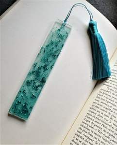 Marcadores de Libros Elegantes de Resina Negra y Dorada, Detalles de Hojuelas Doradas de Lujo, Marcadores de Lectura Hechos a Mano, Perfectos para Regalos, Exportaciones de Artesanía - Product Image 3