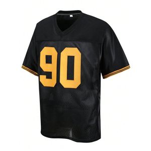 Camiseta Deportiva Personalizable de Malla Retro de Alto Rendimiento 100% Poliéster con Nombre/Número para Fanáticos del Fútbol Americano - Product Image 2