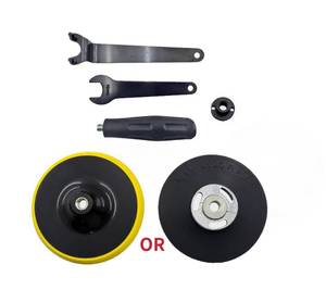 Ponceuse-polisseuse pneumatique 7 pouces avec moteur rotatif à palettes 1 CV |   2500 tr/min/4000 tr/min |   Ponceuse industrielle pneumatique à poignée palmata ST-771 et ST-772 - Product Image 3