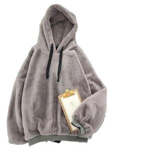 Sudadera con capucha de lana de algodón 100% personalizada para hombre al por mayor jersey con hombros caídos Jersey informal de invierno sólido bordado Puff - Product Image 4