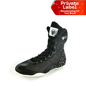 Botas de Boxeo al Por Mayor con Suela de Goma Premium Antideslizante, Botas de Combate Ajustadas, Botas de Boxeo Personalizadas OEM con Alta Adherencia y Suela de Goma Duradera - Product Image 1