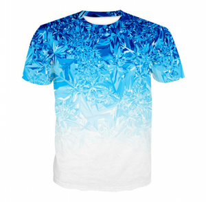 เสื้อยืดแขนสั้นผู้ชาย พิมพ์ลายแบบซับลิเมชั่น โพลีเอสเตอร์ 100% แห้งเร็ว ทรงเข้ารูป คอกลม ลวดลายเพ้นท์มือ สไตล์ลำลอง - Product Image 5