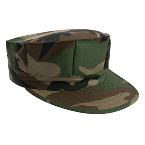 Wholesale Digital <b>Camo</b> Flat Top <b>Cap</b> 8 Points Panel Fatigue Hat Custom Logo Cotton Utility Premium Hat OEM ODM Manufacturer - Product Image 3