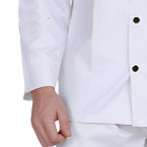 Veste de chef unisexe, nouveau design, respirante, coupe-vent, imperméable, en coton, logo personnalisé, uniforme professionnel pour hôtel et restaurant - Product Image 5