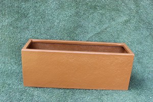 Pot de fleurs rectangulaire classique en FRP, design uni, fabriqué à la main, sculpté à la main, léger, incassable, pour usage extérieur/intérieur - Product Image 5
